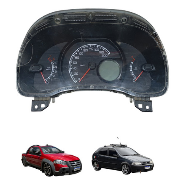 Painel Instrumento Fiat Palio Strada 2016 Á 2017 Usado Preto