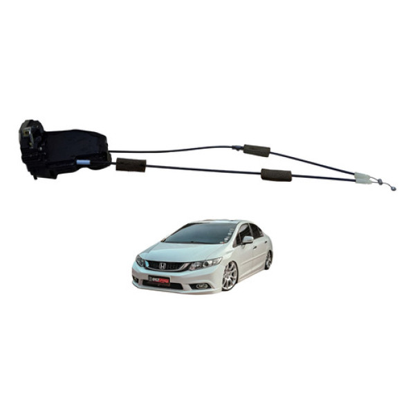 Fechadura Porta Traseira Esquerda Civic 2012 À 2016 Usado 