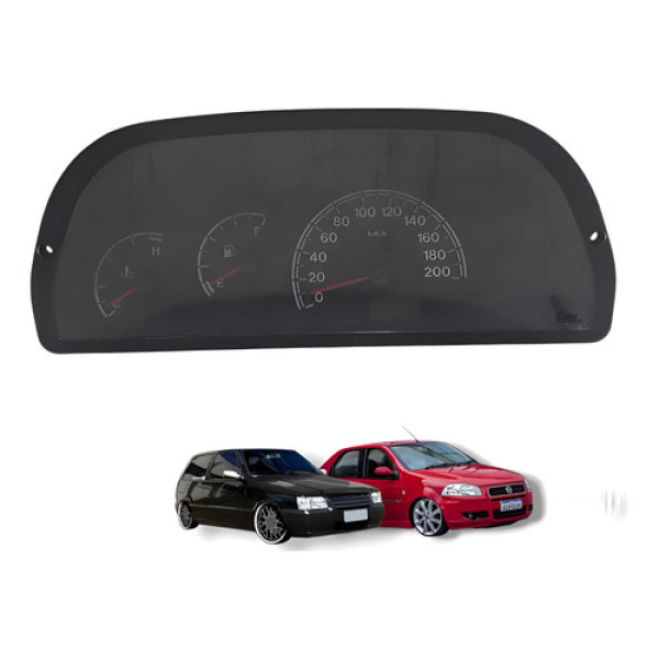 Painel De Instrumentos Palio Uno Siena 2006 À 2009 Usado Preto