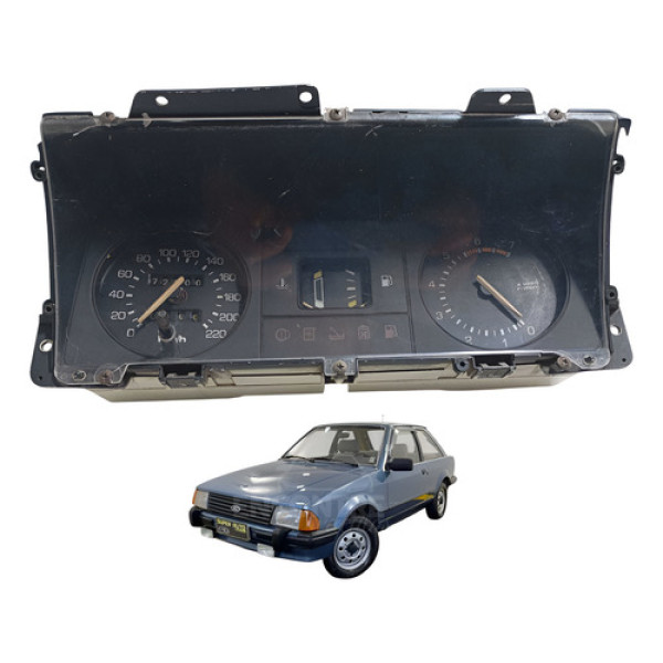 Painel De Instrumentos Escort 1984 À 90 P/retirada De Peças  Preto