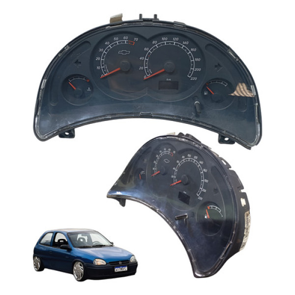 Painel Instrumento Chevrolet Corsa Classic 2009 Á 2014 Usado Preto