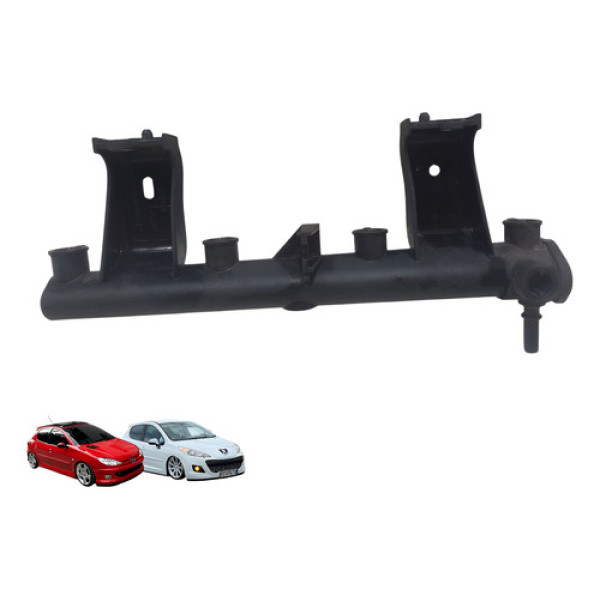 Flauta Do Bico Injetor Peugeot 206 307 1.6 16v 2000 Á 2010