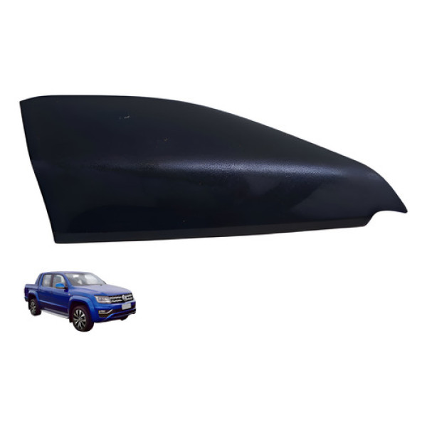 Acabamento Interno Do Retrovisor Direito Amarok 2021 Usado Preto