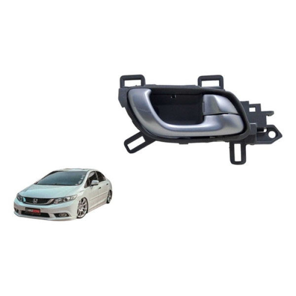 Maçaneta Interna Traseira Direita Civic 2012 À 2016 Usado Traseira