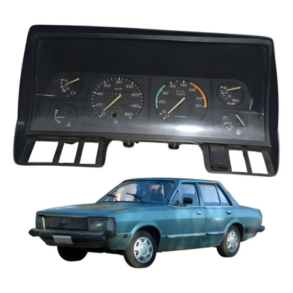 Painel De Instrumento Rpm Ford Del Rey 1986 A 1992 C/defeito Preto