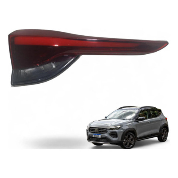 Lanterna Traseira Esquerda Mala Fiat Pulse 2022 2024 Esquerdo/motorista Vermelho