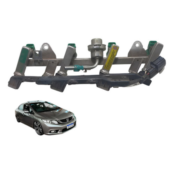 Flauta Bico Injetor Honda Civic E Crv 2.0 2012 À 2016 Usado