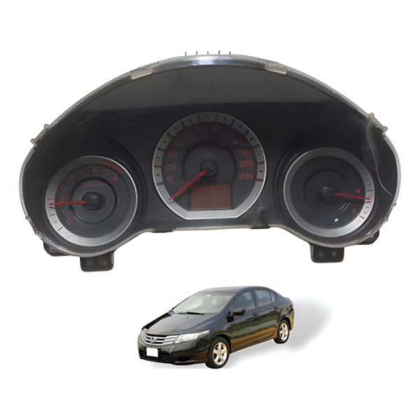 Painel De Instrumentos City 2009 À 2014 Automatico C/detalhe Preto