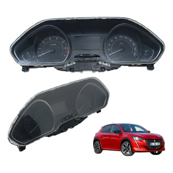 Painel Instrumento Peugeot 208 2013 Á 2019 Usado Preto
