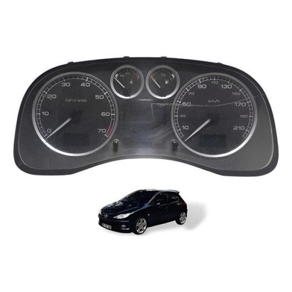 Painel De Instrumento Peugeot 307 2005/ 2010 Usado C/detalhe Preto
