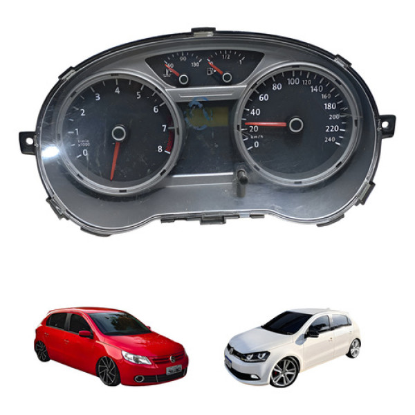 Painel Instrumento Vw Gol G5 G6 1.0 2013 Á 2016 Usado Preto