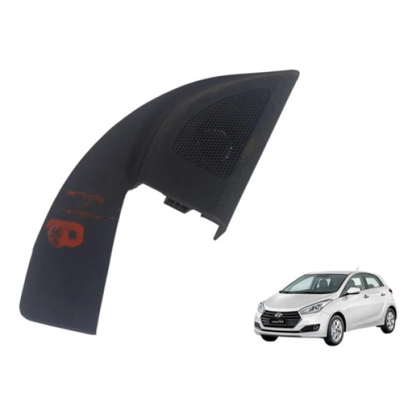 Moldura Interna Retrovisor Direito Hyundai Hb20 2013 2019 Preto