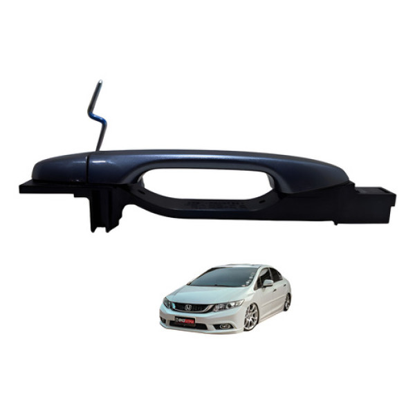 Maçaneta Externa Traseira Esquerda Civic 2012 À 2016 Usado Cinza