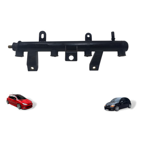 Flauta Do Bico Injetor Peugeot 206 Citröem C3 206 Á 2012