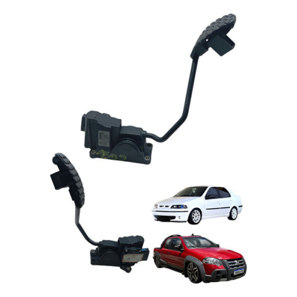 Pedal Acelerador Fiat Palio Siena Strada  2006 Á 2010 Usado
