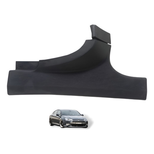 Acabamento Porta Trasera Direita C4 Lounge 2014 À 2019 Usado Preto