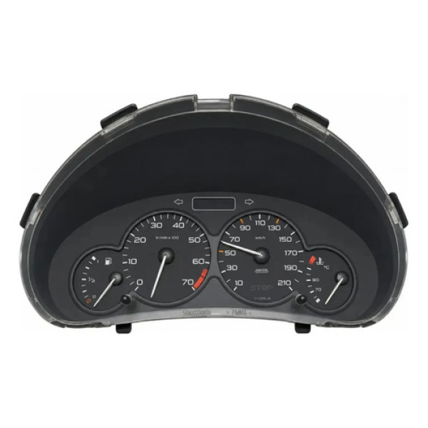 Painel Instrumento Velocimetro Peugeot 206 1999 2008 Preto Preto