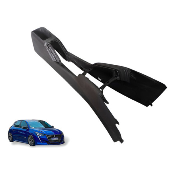 Console Central Porta Copo Peugeot 208 2013 À 2013 Usado Preto