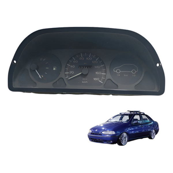 Painel Instrumento Fiat Palio Siena 1.0 1996 Á 2000 Usado Branco