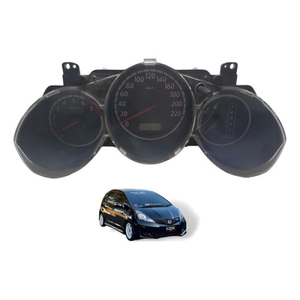 Painel De Instrumentos Fit Automatico 2003 À 2009 C/detalhe Preto