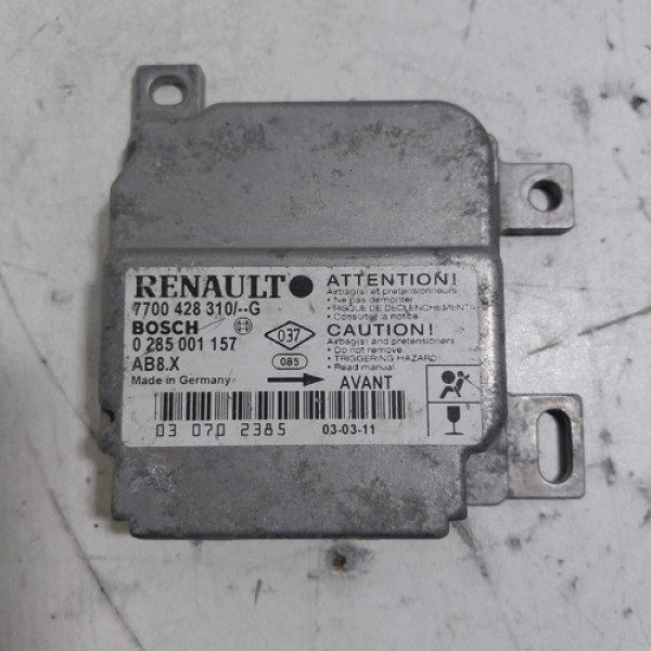 Central Modulo Airbag Renault Clio 1.0 2000 2008 7700428310
