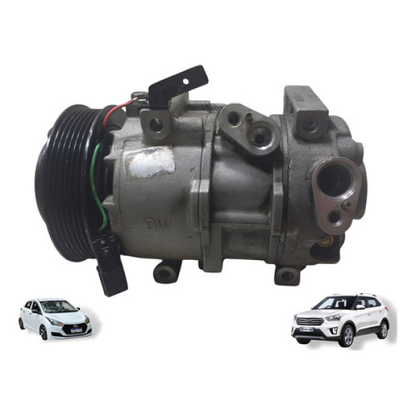 Compressor Ar Condicionado Hyundai Creta Hb20 2017 Á 2022