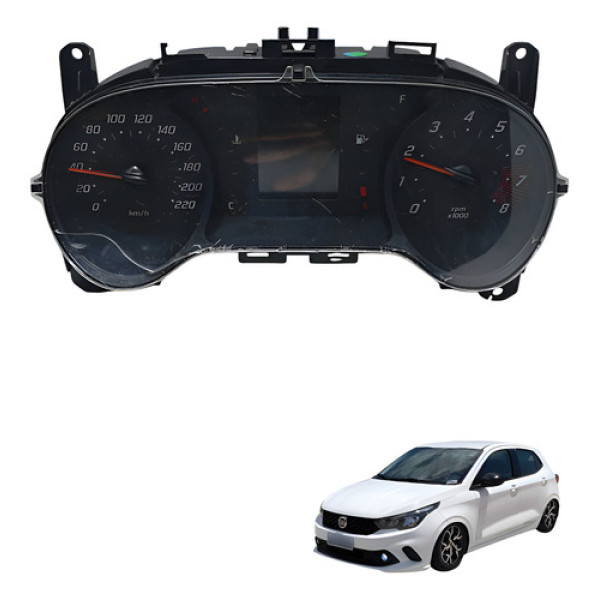 Painel Instrumento Com Detalhe Fiat Argo 2017 2023 1.3 Usado Preto