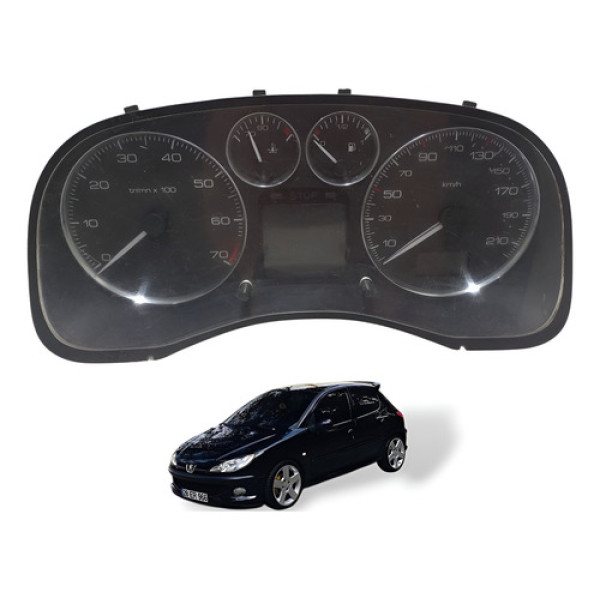 Painel De Intrumentos Peugeot 307 2007 À 2012 Usado Preto