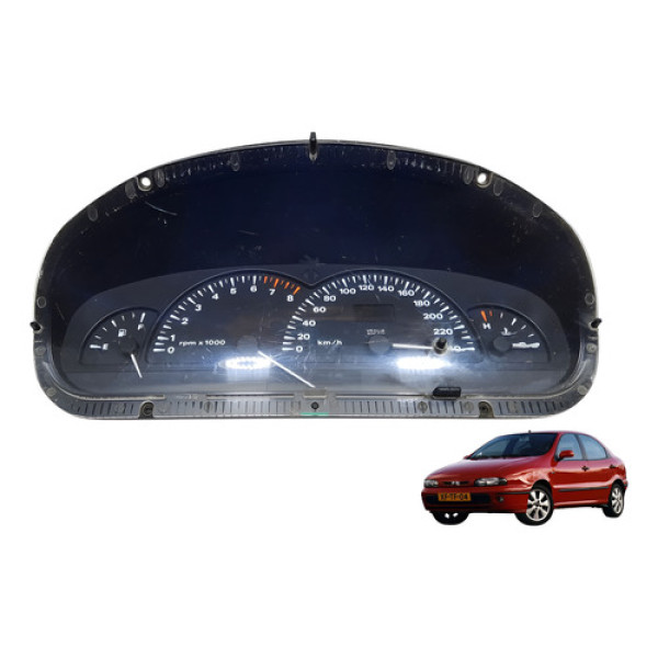 Painel De Insrtumentos Fiat Marea Brava 1998 Á 2005 Usado Preto