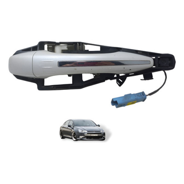 Maçaneta Externa Diantera Direita C4 Lounge 2013/ 2019 Usado Branco Dianteira