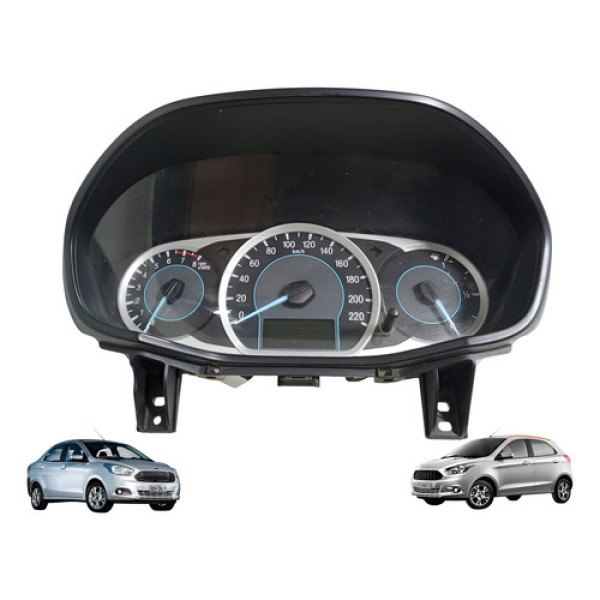 Painel De Instrumentos Com Rpm Ford Ka 2015 À 2020 Usado Preto