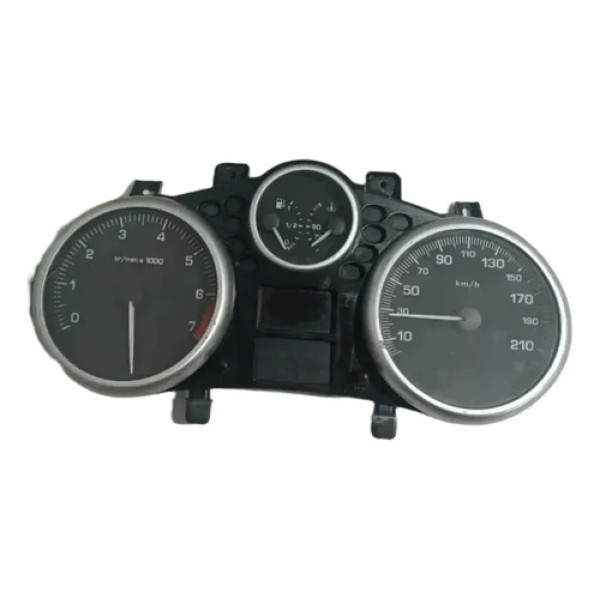 Painel Instrumento Velocimetro Peugeot 207 2009 2012 Preto Preto