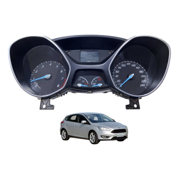 Painel De Instrumentos Com Rpm Ford Focus 2014 À 2017 Usado Preto