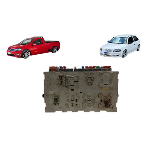 Caixa De Fusivel Rele Vw Gol Saveira G3 1999 À 2005 Usado