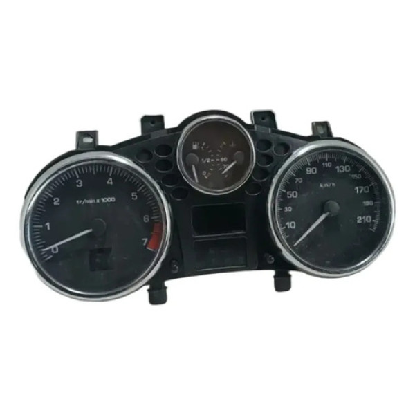 Painel Instrumento Velocimetro Peugeot 207 2009 2011 Preto Preto