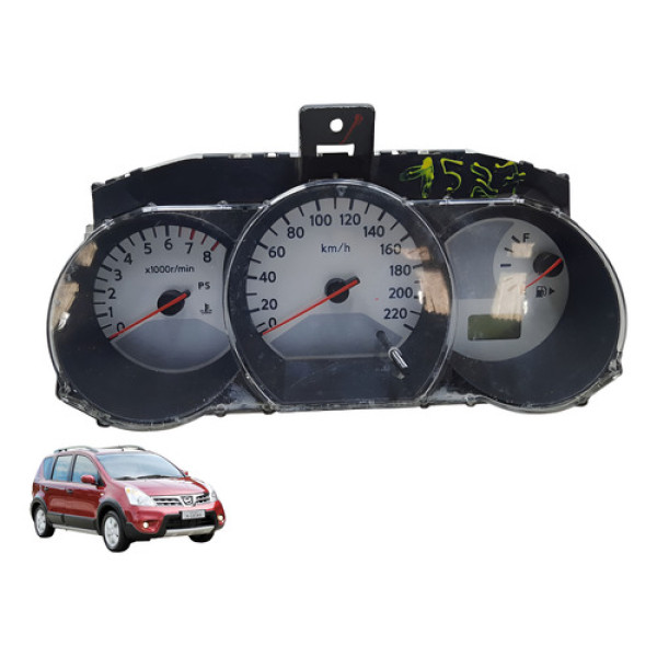 Painel De Instrumentos Nissan Livina 2007 Á 2012 Usado Preto