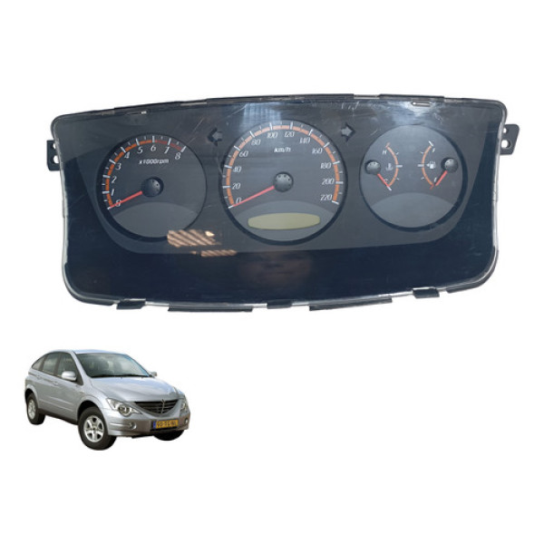 Painel Instrumentos Rpm Ssangyong Actyon 2010 2011 Usado Preto