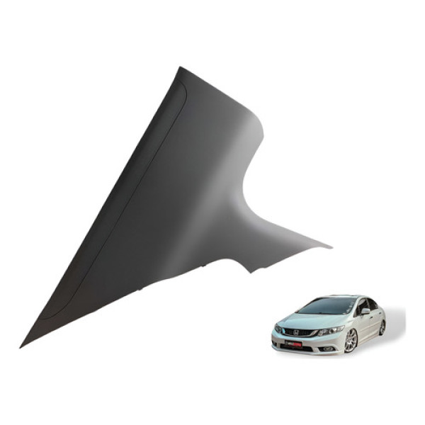 Moldura Coluna Traseira Esquerda Honda Civic 2012/2016 Usado Cinza Claro