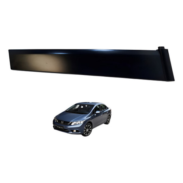 Acabamento Coluna Traseira Direita Civic 2012 À 2016 Usado Preto