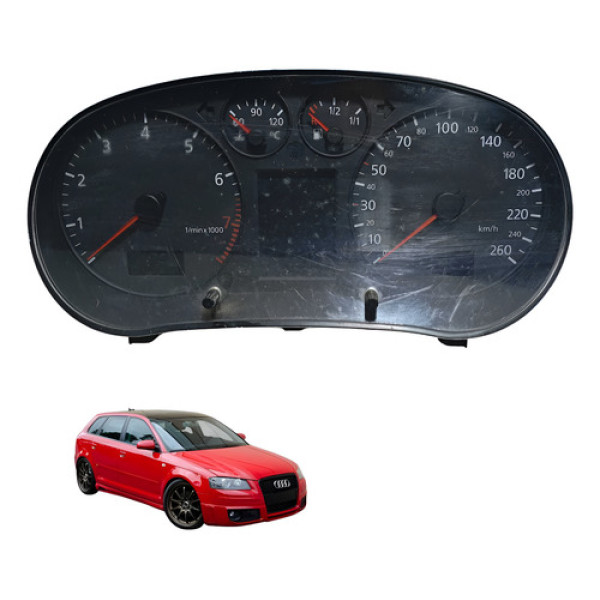 Painel De Instrumentos Audi A3 Turbo 1997 Até 2006 Usado  Preto