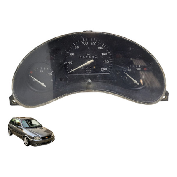 Painel De Instrumentos S/rpm Gm Corsa 1995 Á 2002 Usado Preto