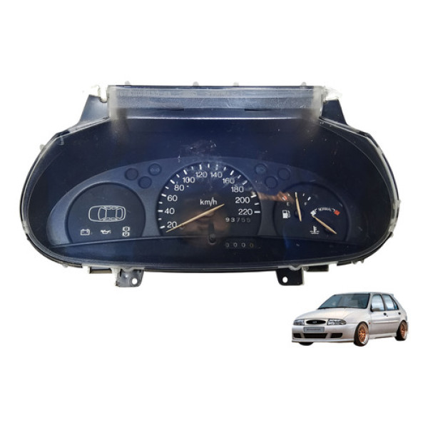 Painel De Instrumentos Ford Fiesta 1997 À 2002 Usado Preto