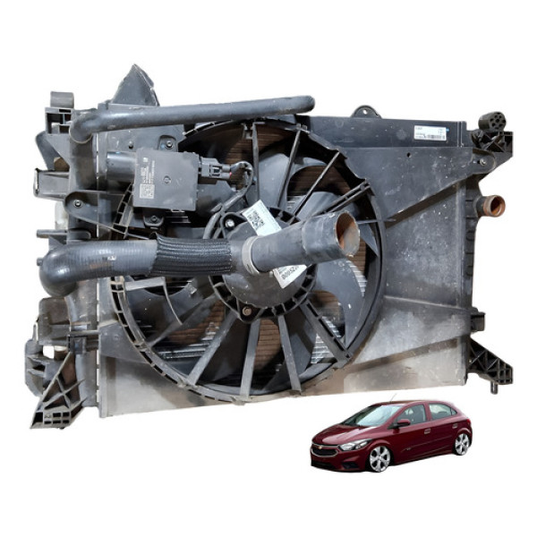 Kit Conjunto Radiador Onix Prisma Spin 1.0 2014 Á 2018 Usado