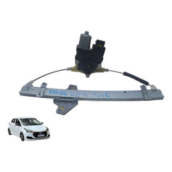 Maquina De Vidro Dianteiro Esquerdo Hb20 2013 Á 2019