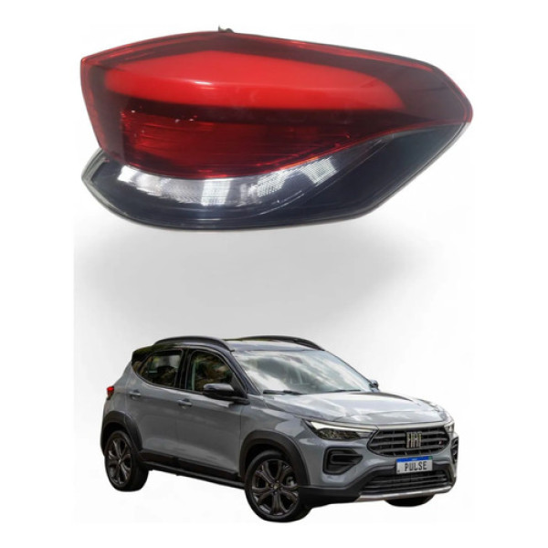 Lanterna Traseira Direita Fiat Pulse 2022 2024 Direito/passageiro Vermelho