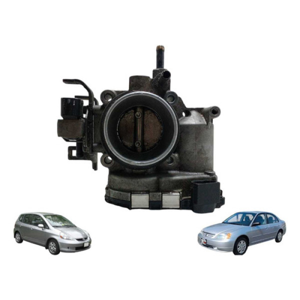 Corpo De Borboleta Honda Fit Civic 1.4 8v 2003 À 2011 Usado