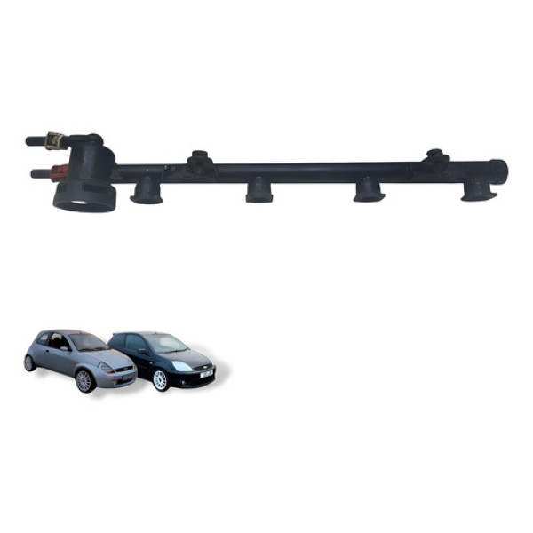 Flauta Do Bico Injetor Ford Ka Fiesta 1.0 2000 Á 2008