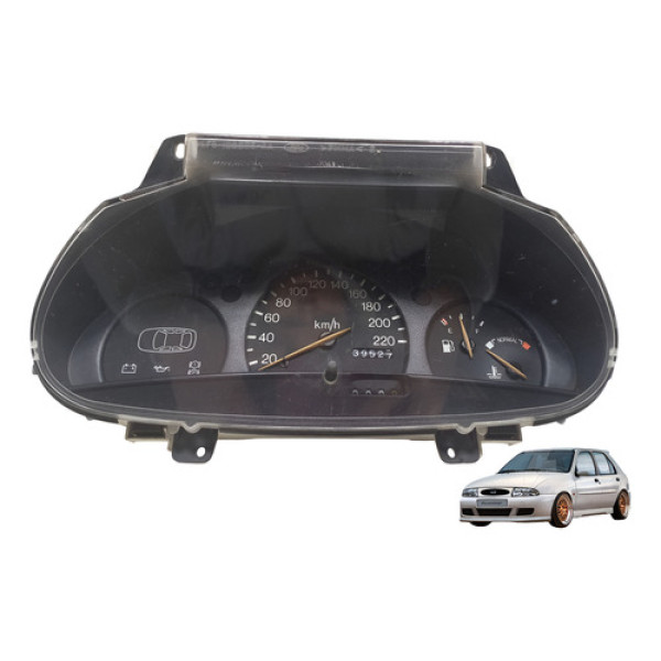 Painel De Instrumentos Sem Rpm Ford Fiesta 1996 Até 2002  Preto