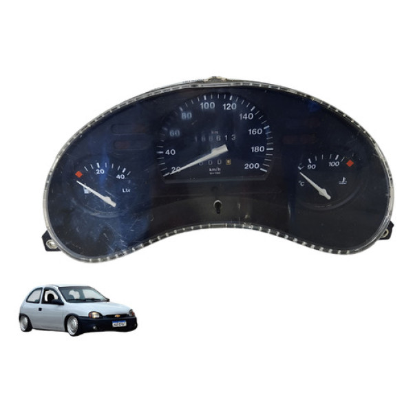 Painel De Instrumentos S/ Rpm Gm Corsa 1995 Á 2002 Usado Preto