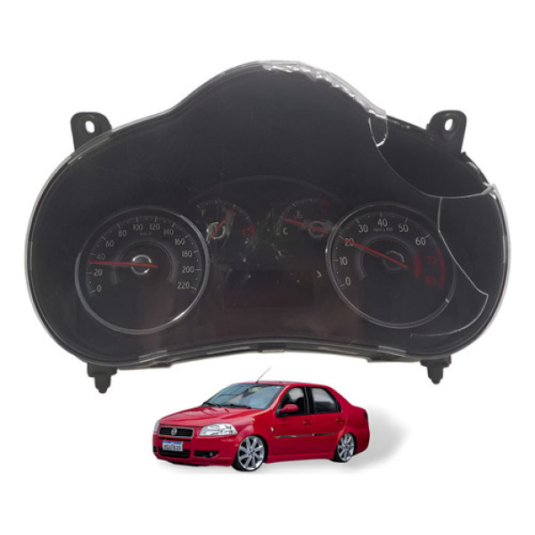 Painel Instrumentos Grand Siena Palio 2014/ 2021 C/ Detalhes Preto